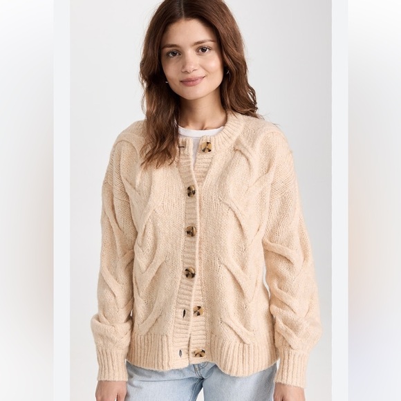 Madewell Sweaters - Madewell Aviva Cable Knit Cardigan Sweater $118